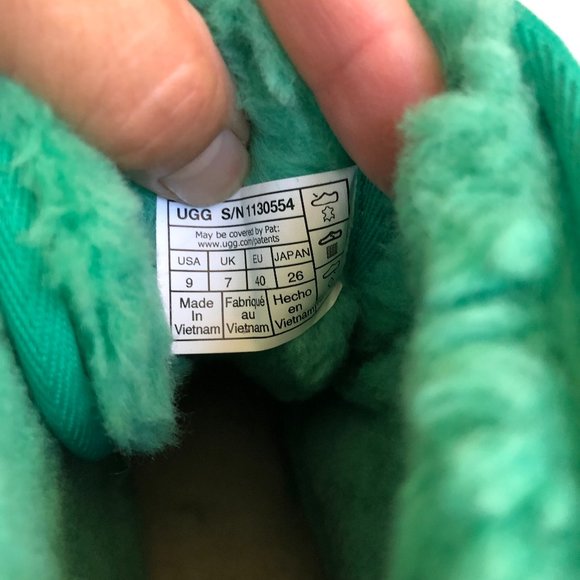 UGG WOMEN NEUMEL PLATFORM STRAP EMERALD GREEN BOOTS US 9 / EU 40 / UK 7 - Picture 7 of 7